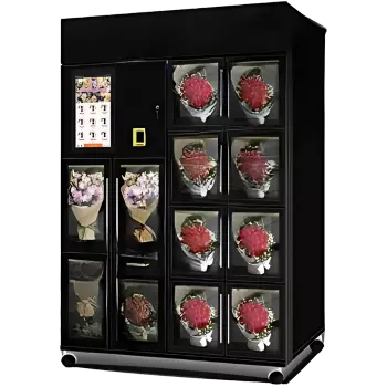 Vertical Essentiel BM-FLR-04, configuration multi-casiers avec bouquets